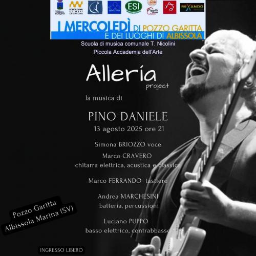 ALLERIA PROJECT  OMAGGIO A PINO DANIELE  Pozzo Garitta 13 agosto 2025