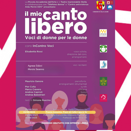 IL MIO CANTO LIBERO 03/08/2023 Piani di Celle Ligure
