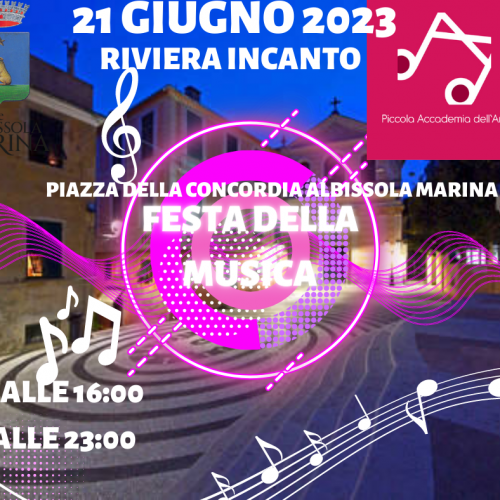 RIVIERA IN CANTO FESTA DELLA MUSICA 21/06/2023 ALBISSOLA MARINA 